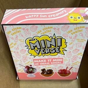 Miniverse Make It Mini Food Ice Cream Social Kit - Happy Sun Creamery